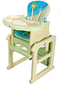 Детский стульчик-трансформер для кормления арт. 8330017 "Animax"-(бежевый,зеленый), фото 2