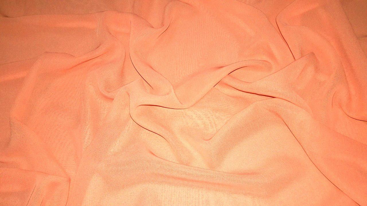 Шифон цвет персиковый
