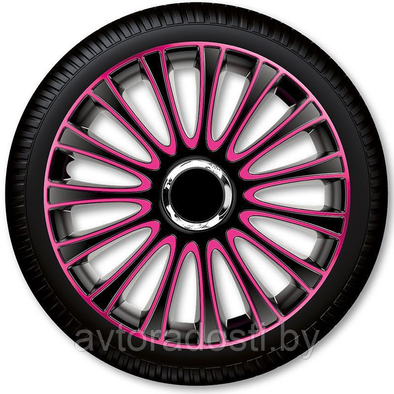 Колпаки на колеса Le Mans Pro Pink Black 14 (Argo) - фото 1 - id-p76386156