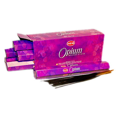 Благовония Опиум HEM Opium, 20шт бодрящий аромат - фото 1 - id-p76396444