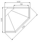 Холодильная витрина угловая Сarboma Bavaria G110 ВХСу-1 (G110 VM-5) 0...+7 (динамика), фото 2