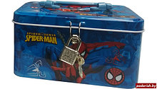 Копилка металлическая с замком Человек-паук