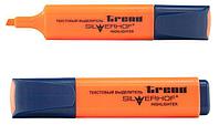 Текстовыделитель для бумаги Silwerhof TREND 103001-25 скошенный пиш.наконечник (толщина линии 1-5мм) оранжевый