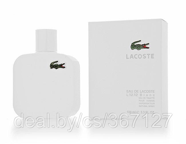 Туалетная вода LACOSTE EAU DE LACOSTE L.12.12. BLANC для мужчин 100 мл. (белый)