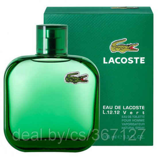 Туалетная вода LACOSTE EAU DE LACOSTE L.12.12. VERT для мужчин 100 мл. (зеленый)