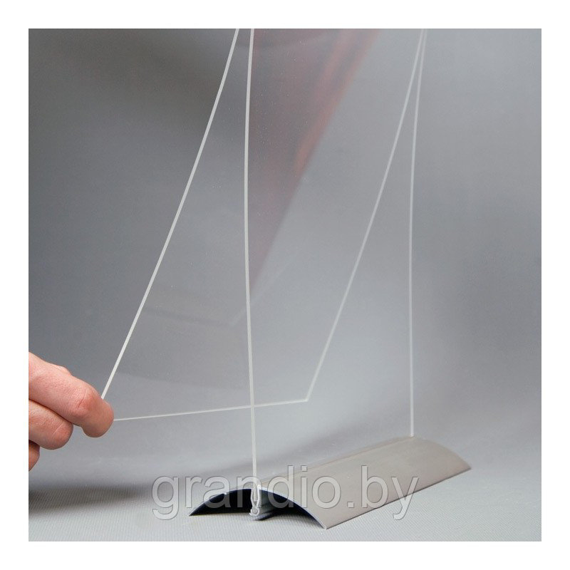 Менюхолдер А5 подставка для меню с алюминиевым основанием Wave - фото 2 - id-p76408255