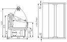 Холодильная витрина Полюс ЭКО Praia G85 SL 1,2-1 (ВХСн-1,2) до -13, фото 2