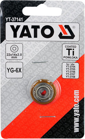 Ролик запасной 22х14х2,0мм для плитк."Yato"3704-08  YT-37141, фото 2