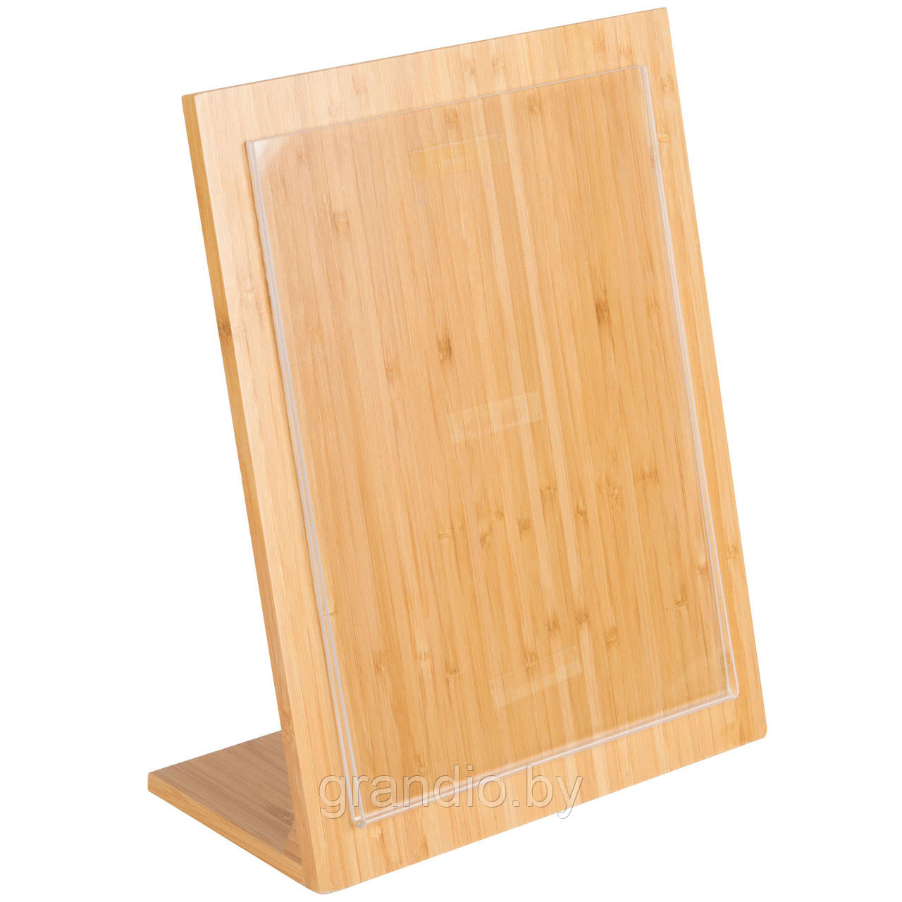 Деревянный менюхолдер А4 Wood-3-L с акриловым карманом - фото 2 - id-p76446525