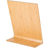 Деревянный менюхолдер А4 Wood-3-L с акриловым карманом, фото 4