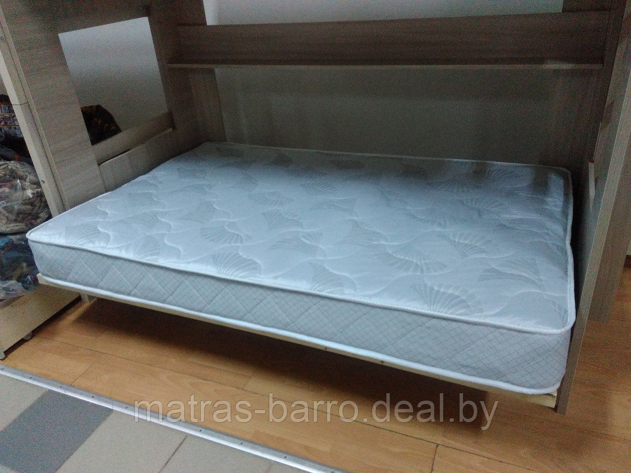 Кровать двухъярусная Прованс с диван-кроватью цвет белый - фото 3 - id-p77267325
