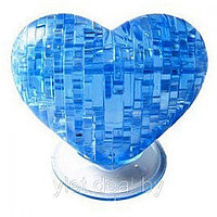 Головоломка 3D Сердце синее "Сrystal puzzle"