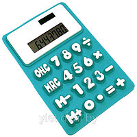 Калькулятор на холодильник с магнитом бирюзовый