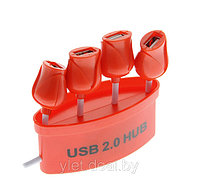 USB Разветвитель HUB тюльпаны
