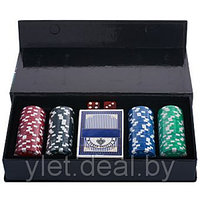 Набор для покера на 100 фишек в подарочной коробке