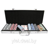 Набор для покера 500 фишек в кейсе