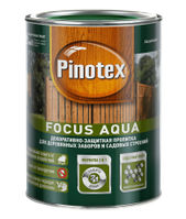 Pinotex Focus Aqua пропитка для древесины 5 л зеленый лес