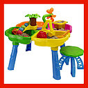 Детский игровой набор "Песочный столик" пасочками, стульчиком арт. 01-121, фото 2
