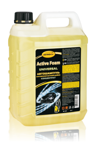 Автошампунь для бесконтактной мойки Active Foam UNIVERSAL, концентрат, 5 л, арт. АС-331