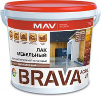 Лак мебельный BRAVA ACRYL 41 глянцевый 1л.