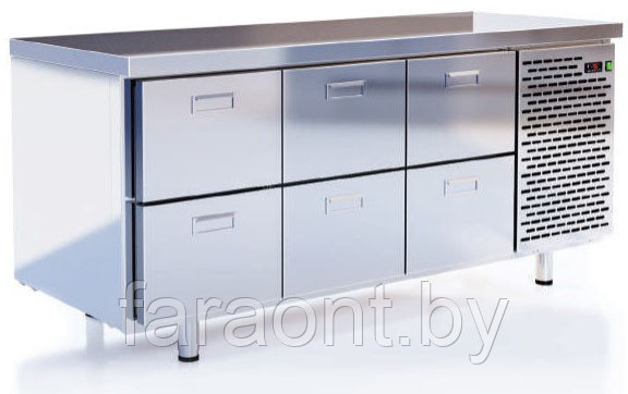 Шкаф-стол морозильный Cryspi (Криспи) СШН-6,0 GNВ-1850 без борта t -20…-10