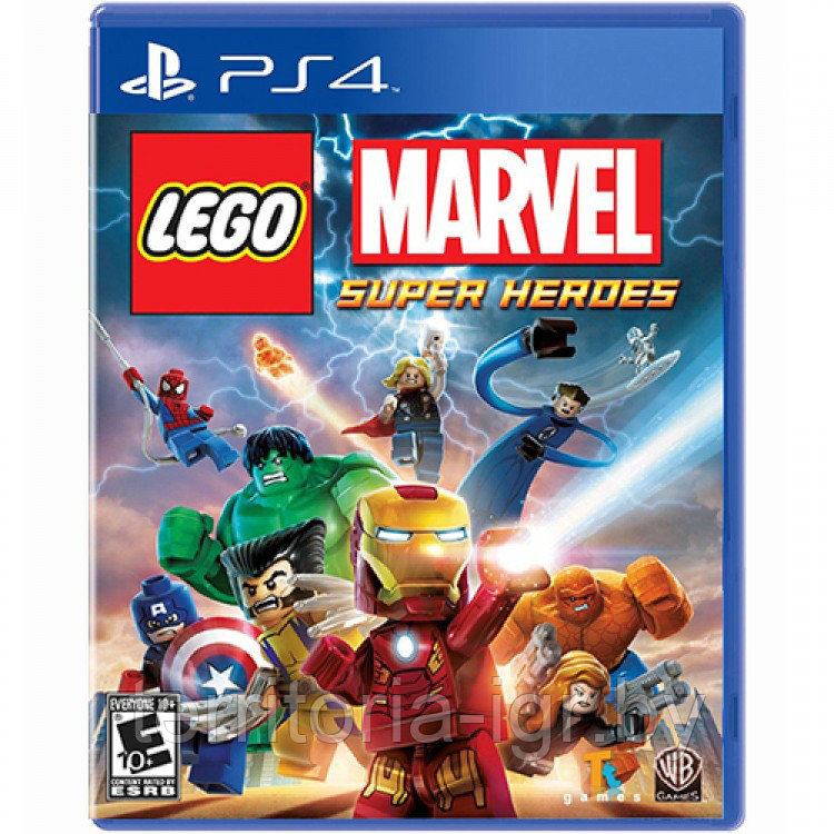 Lego Marvel Super Heroes PS4 (Английская версия) - фото 1 - id-p76523894