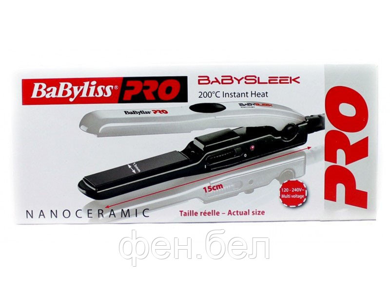 Babyliss Pro щипцы-выпрямители, BABYSLEEK mini BAB2050E - фото 5 - id-p55572385