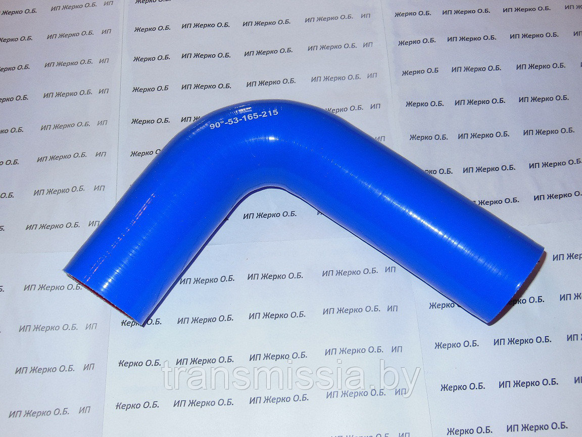 Патрубок силиконовый угловой 90 D 53 L165*215