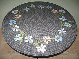 Мозаичный обеденный стол "Венок"
