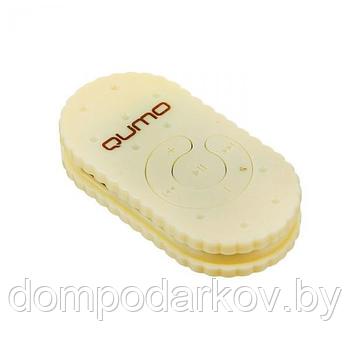 MP3 плеер Qumo BISCUIT "Ваниль", Micro SD до 32 ГБ