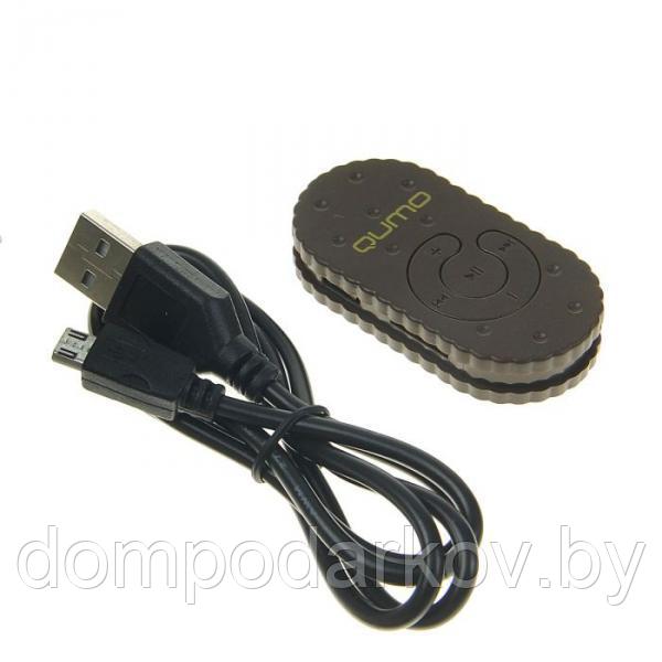 MP3 плеер Qumo BISCUIT "Шоколад", Micro SD до 32 ГБ, темно-коричневый - фото 4 - id-p76560485