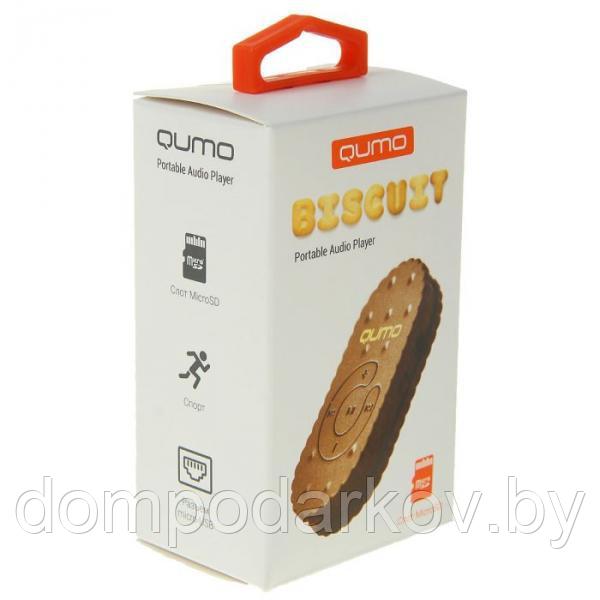 MP3 плеер Qumo BISCUIT "Шоколад", Micro SD до 32 ГБ, темно-коричневый - фото 5 - id-p76560485