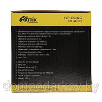 Акустическая система 2.0 RITMIX SP-2040 Black, 2х2.5Вт, USB, черные, фото 6