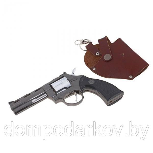 Зажигалка «Револьвер в кобуре», пьезо, газ - фото 1 - id-p76560755