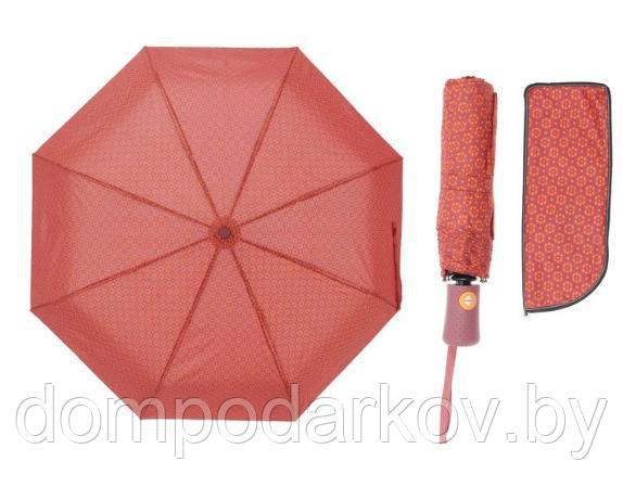 Зонт автоматический, R=55см, цвет бордовый - фото 1 - id-p76560768