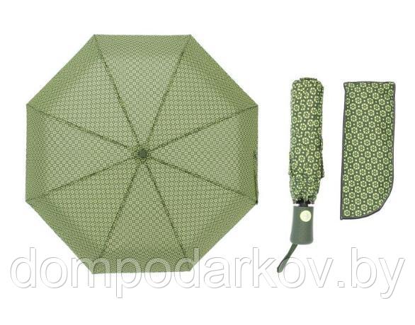 Зонт автоматический, R=55см, цвет зелёный