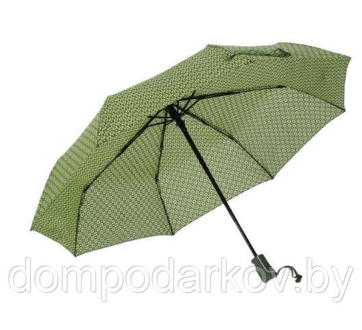 Зонт автоматический, R=55см, цвет зелёный - фото 2 - id-p76560770