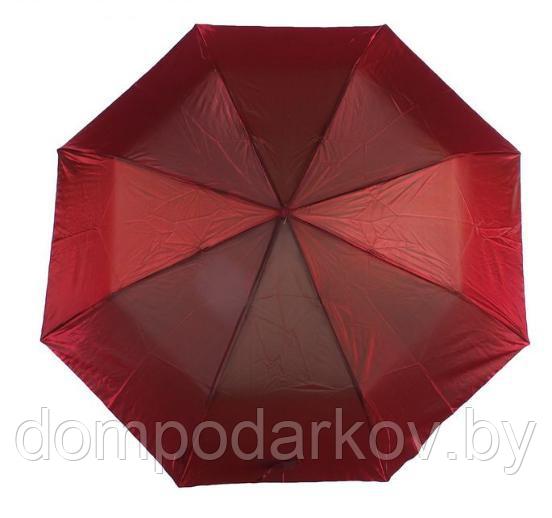 Зонт полуавтомат "Хамелеон", №2 6341, R=50см, цвет красный