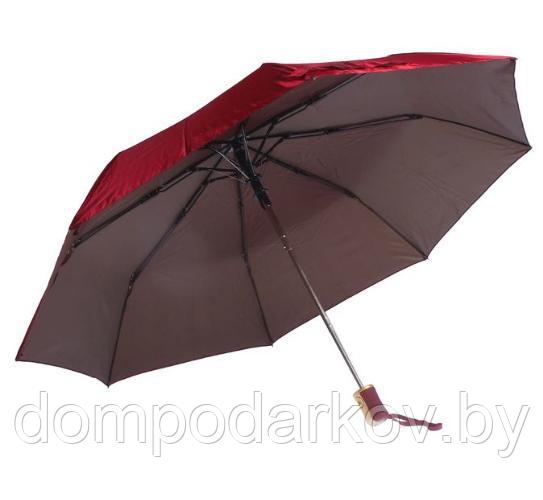 Зонт полуавтомат "Хамелеон", №2 6341, R=50см, цвет красный - фото 2 - id-p76560789