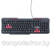 Клавиатура игровая, мультимедийные клавиши, черная, фото 2