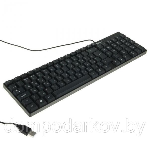 Клавиатура Perfeo DOMINO стандартная, USB, чёрная - фото 1 - id-p76560847