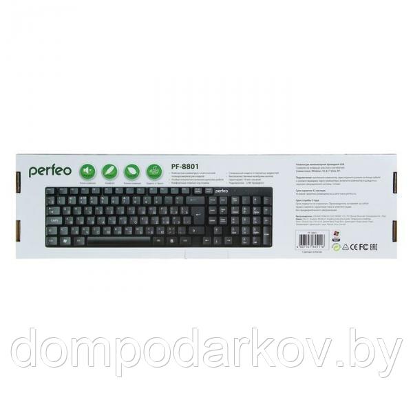 Клавиатура Perfeo DOMINO стандартная, USB, чёрная - фото 6 - id-p76560847