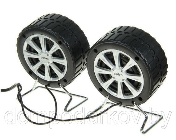 Колонки Perfeo WHEELS 2.0, 2х3 Вт, USB - фото 2 - id-p76560878