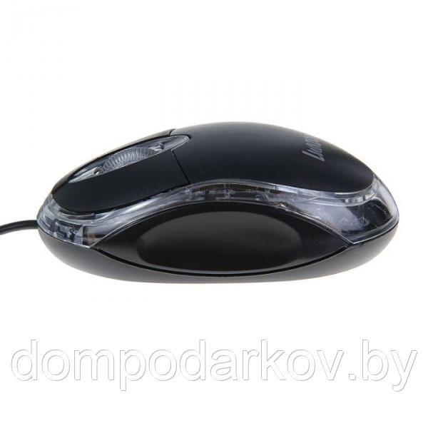 Мышь Luazon L-001, оптическая, проводная, подсветка, 1200 dpi, провод 1.1 м, USB - фото 4 - id-p76561375