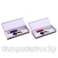 Набор подарочный 2в1: ручка, карабин-компас, цвета микс, фото 4