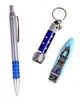 Набор подарочный 3в1: ручка, кусачки, фонарик, фото 2