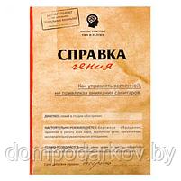 Подарочный набор "Самому гениальному": ежедневник 80 листов, А5, ручка, фото 3