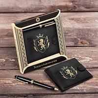 Подарочный набор "Успеха и благополучия": кошелёк и ручка