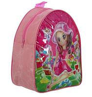 Рюкзак детский на молнии "Девчонка", 1 отдел, цвет малиновый, фото 3