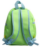 Рюкзак детский на молнии "Котик", 1 отдел, 2 боковых кармана, цвет зелёный, фото 3